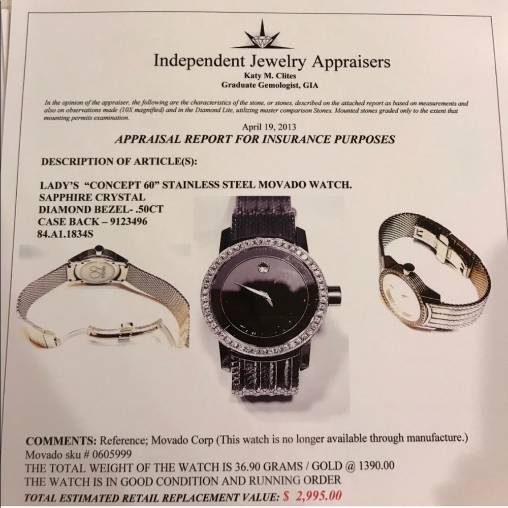Authentic Limited Edition Movado Ladies Watch - Picture 9 of 13